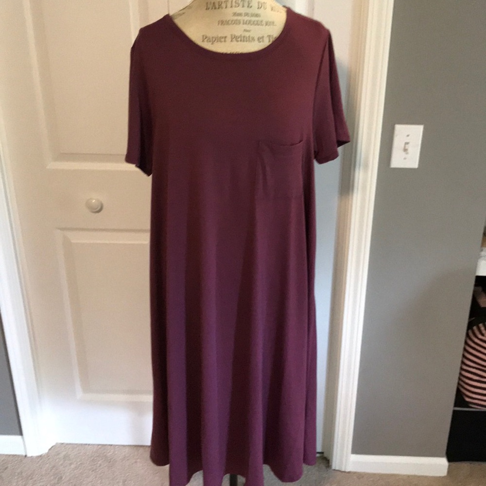Eggplant/plum LuLaRoe Carly